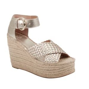 NWOT Marc Fisher Alyon Woven Wedges